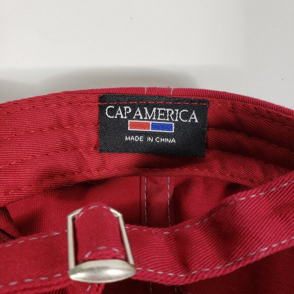 Men's Barnhart Hat Adjustable Workwear Red Canvas Mind Over Matter Adjustable - Picture 6 of 7